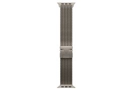 Apple 49mm Natural Titanium Milanese Loop - Medium (MK0D4ZM/A)